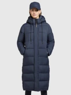 Khujo Manteaux Dhiver Manteau D’hiver Julina Femme Bleu Marine -Khujo c35bedcb743db7697bdff428f0ac7da8