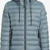 Khujo Vestes De Mi-saison Veste Mi-saison Lovina Femme Bleu-gris -Khujo c3c1f482c07d05b729188b424c8a74ce