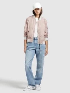 Khujo Vestes De Mi-saison Veste Mi-saison STENCE Femme Rose -Khujo c588fe5f08ff64b4613321cf45996931