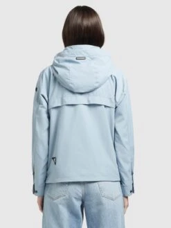 Khujo Vestes De Mi-saison Veste Mi-saison BLAIR Femme Bleu Clair -Khujo c6310b1e08835f0a5aef2fe81812f1e1