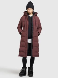 Khujo Manteaux Dhiver Manteau D’hiver Rugg Femme Rouge Carmin -Khujo c6da29c5b4c3c341faa3c5f87253d8ee