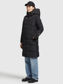Khujo Manteaux Dhiver Manteau D’hiver Jilias Femme Noir -Khujo c761e782b0510b3486e5723b9a9fb58b