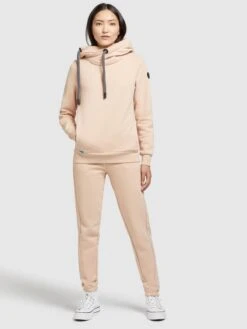 Khujo Sweats à Capuche Sweat-shirt Karima Femme Abricot -Khujo c83b76f2a779dc1cc64b7e44cd7c6f7e
