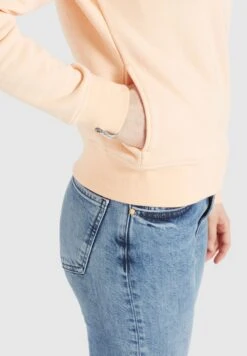 Khujo Sweats Sweat-shirt Lisel Femme Abricot -Khujo cacb7b5615b03f02cefa2090b609b140