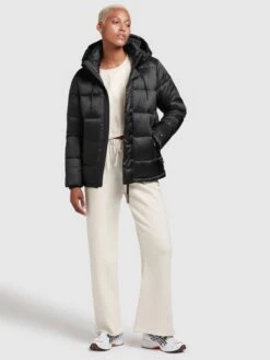 Khujo Vestes Dhiver Veste D’hiver Evona Femme Noir -Khujo cc19d8cdb50f29098f83fcc22375c23b