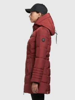 Khujo Manteaux Courts Manteau Mi-saison Amaray 3 Femme Rouge Rubis -Khujo cd3a2539c1daadab3a9083a8850536c9