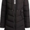 Khujo Manteaux Dhiver Manteau D’hiver Ayleena Femme Noir -Khujo cd7807d24f064e1f5002c97421c646bc