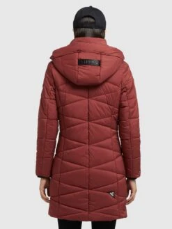 Khujo Manteaux De Mi-saison Manteau Mi-saison Fitt Light Femme Rouge Rouille -Khujo cfe197e67dd16b188d56f9e47e972290