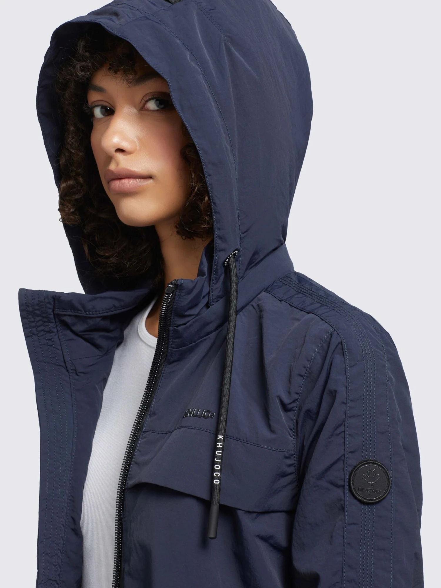 Khujo Manteaux De Mi-saison Manteau Mi-saison Voya3 Femme Bleu Foncé 9 Khujo Manteaux De Mi-saison Manteau Mi-saison Voya3 Femme Bleu Foncé - Image 7