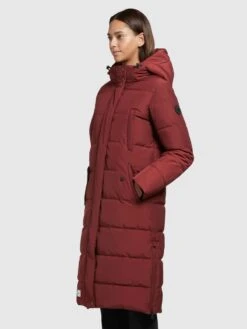 Khujo Manteaux Dhiver Manteau D’hiver Kleo Femme Rouge -Khujo d0415a086fd2ad5638672077adc80ba4