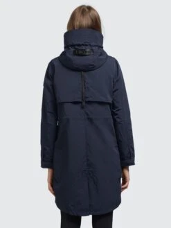 Khujo Manteaux De Mi-saison Manteau Mi-saison Adda2 Femme Bleu Foncé -Khujo d164adca43b7022bd787ba82c2807c4c