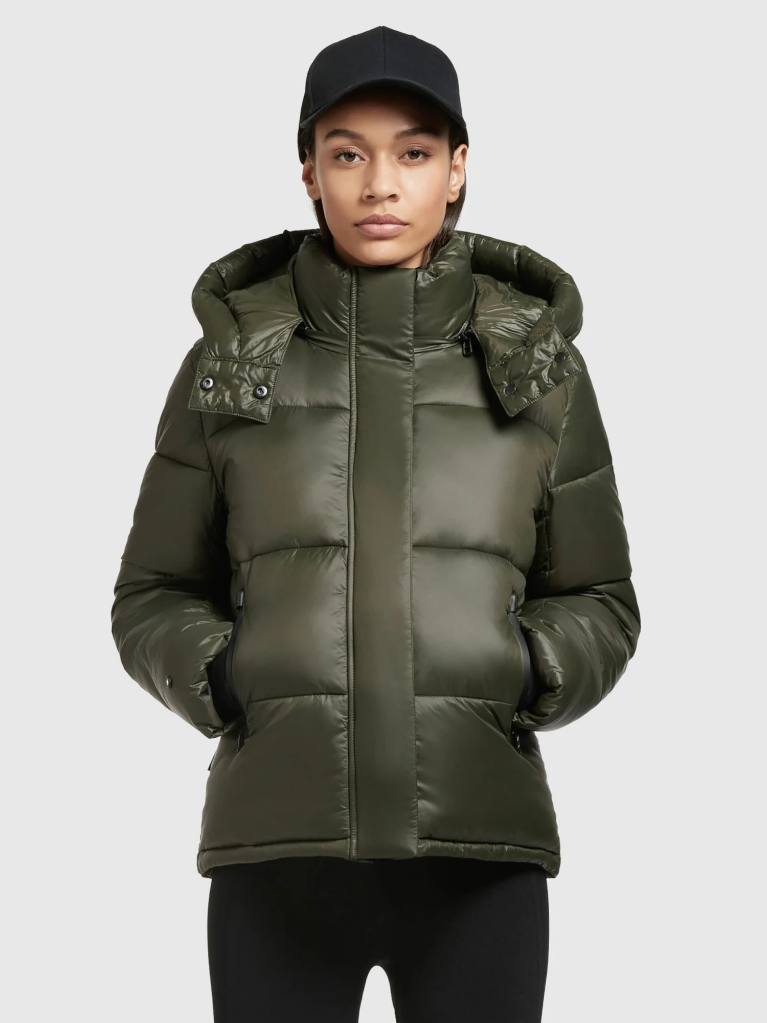 Khujo Vestes Dhiver Veste D’hiver Valona Femme Vert Foncé 4 Khujo Vestes Dhiver Veste D’hiver Valona Femme Vert Foncé - Image 2