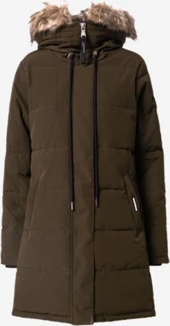 Khujo Manteaux Dhiver Manteau D’hiver Cloren Femme Olive