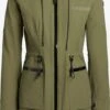 Khujo Parkas Parka Mi-saison Femme Olive