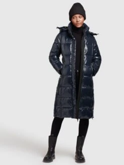 Khujo Manteaux Dhiver Manteau D’hiver Tonka Femme Bleu Foncé -Khujo d495f39dcd2bed7d8f7aef8d4669c011