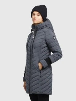 Khujo Manteaux Dhiver Manteau D’hiver Nita Femme Anthracite -Khujo d4e95ab5fa4daeea5c79733222250021