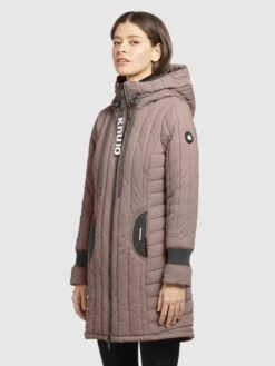 Khujo Manteaux De Mi-saison Manteau Mi-saison Jerry Femme Violet Clair -Khujo d7dbdefdbe4d2233c6f8a8b59234db65