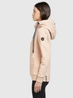 Khujo Sweats à Capuche Sweat-shirt Rhabea Femme Abricot -Khujo da96e7e0005fd9330a777fbc7ab56b2f