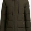 Khujo Manteaux Courts Manteau D’hiver Mats Femme Vert Foncé