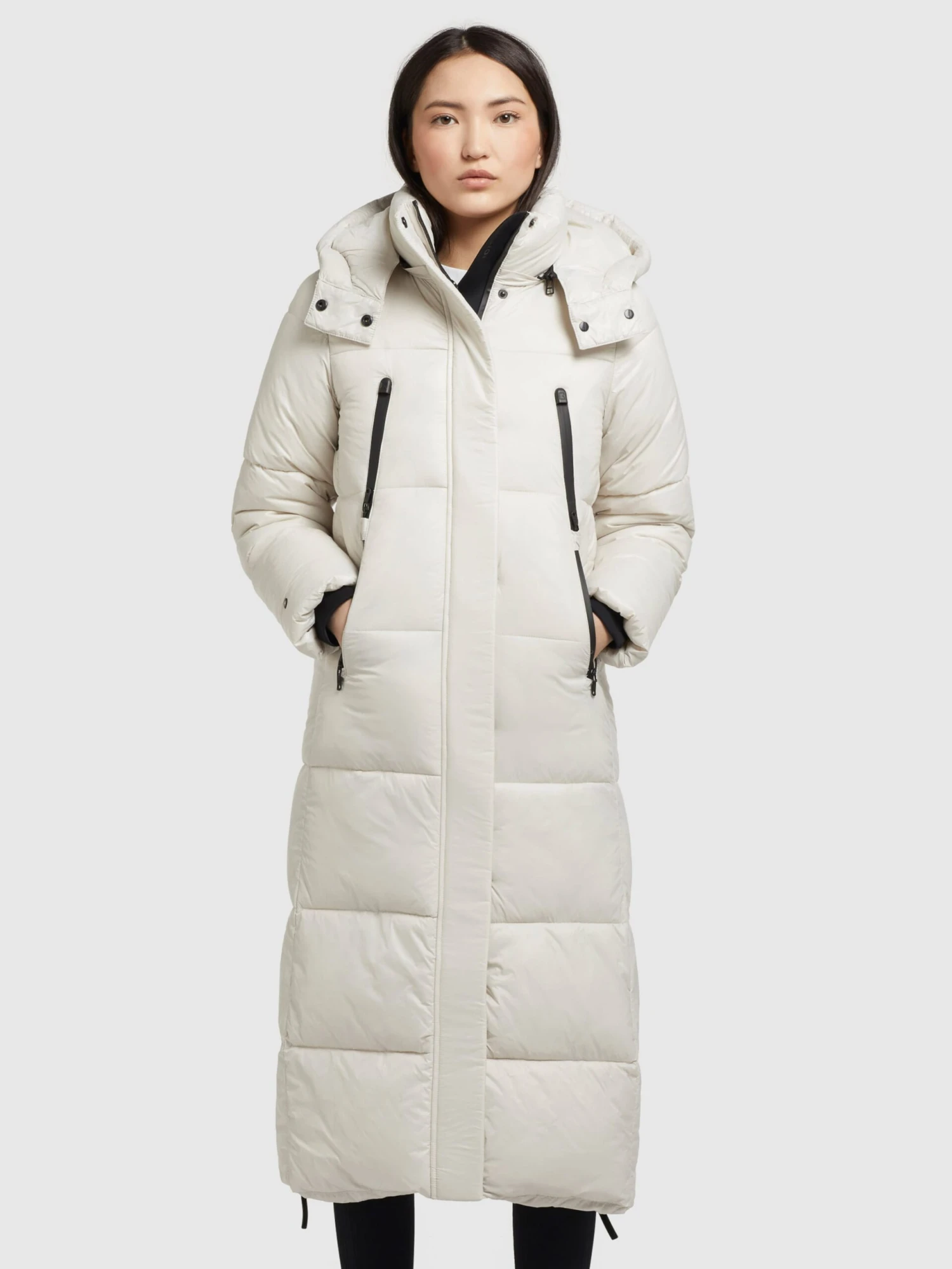 Khujo Manteaux Dhiver Manteau D’hiver Melona Femme Blanc Perle 4 Khujo Manteaux Dhiver Manteau D’hiver Melona Femme Blanc Perle - Image 2