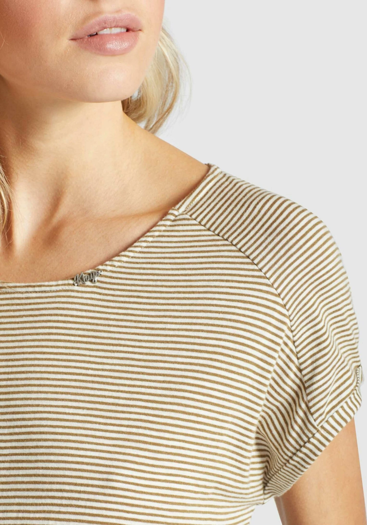 Khujo Robes En Jersey Robe ANNEMARIE Femme Beige / Blanc 10 Khujo Robes En Jersey Robe ANNEMARIE Femme Beige / Blanc - Image 8