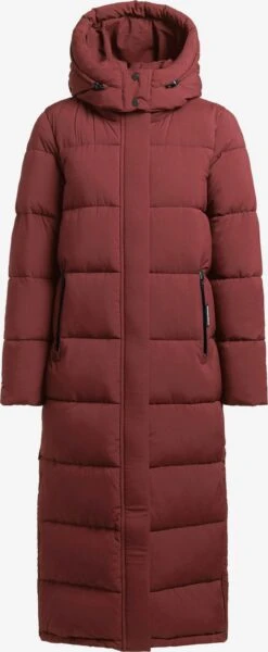 Khujo Manteaux Dhiver Manteau D’hiver EMORIA MATT Femme Lie De Vin