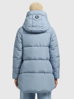 Khujo Vestes De Mi-saison Veste Mi-saison Pheobe Femme Bleu Clair -Khujo e03550b461ff77ca57d2eb1e774ee8d0