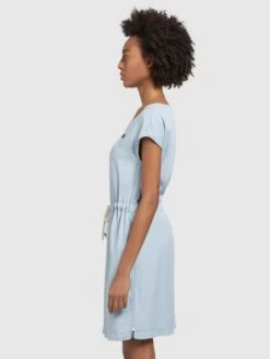 Khujo Robes Dété Robe D’été HEDIYE Femme Bleu -Khujo e06f75b29da095bfa08b1e0991825c94