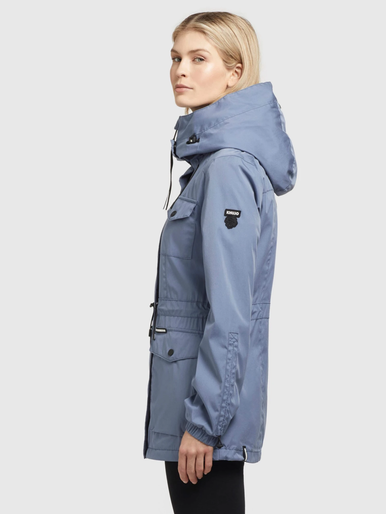 Khujo Parkas Parka Mi-saison ELST Femme Bleu 7 Khujo Parkas Parka Mi-saison ELST Femme Bleu - Image 5
