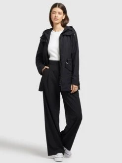 Khujo Parkas Parka Mi-saison FELINA Femme Noir 14 Khujo Parkas Parka Mi-saison FELINA Femme Noir -Khujo e09ccb301ace4c040839d848da601d0f