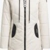 Khujo Manteaux Dhiver Manteau D’hiver Aribay 3 Femme Blanc Cassé
