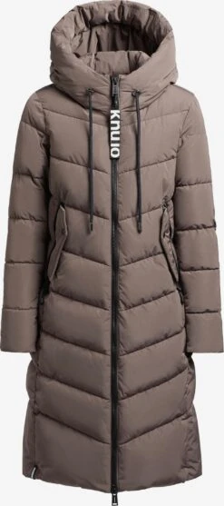 Khujo Manteaux Dhiver Manteau D’hiver Klayd Femme Sépia