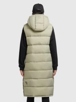 Khujo Vestes Sans Manches Gilet Magneta Femme Vert Pastel -Khujo e385a508206e1899c4fef1b09cd94723