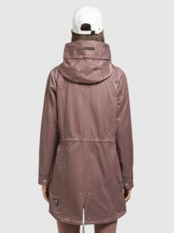 Khujo Parkas Parka Mi-saison ONDA2 Femme Marron -Khujo e4ccdc708b6c72b2fcc82c0589824d08