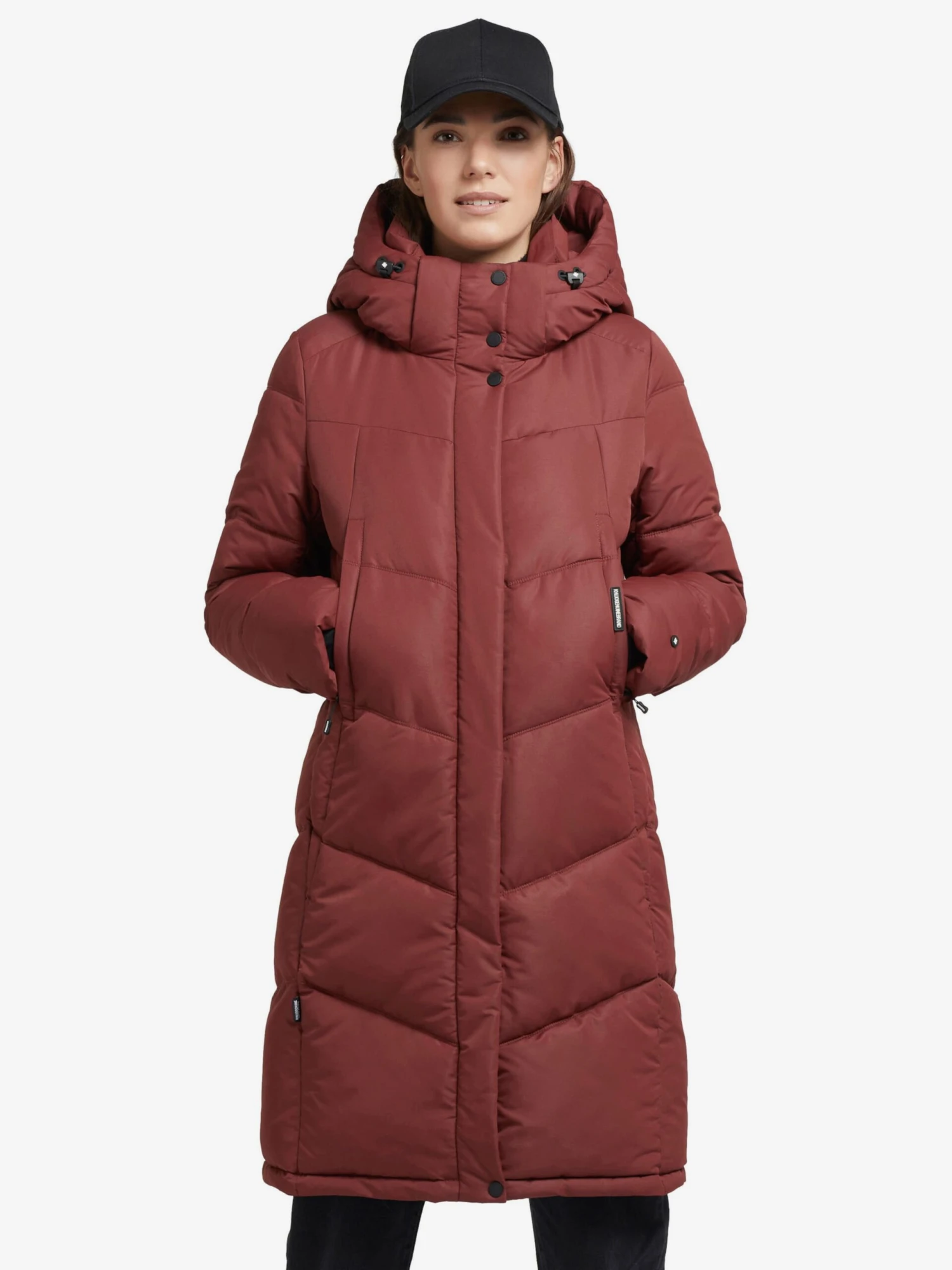 Khujo Manteaux Dhiver Manteau D’hiver Limetta Femme Rouge Rouille 3 Khujo Manteaux Dhiver Manteau D’hiver Limetta Femme Rouge Rouille
