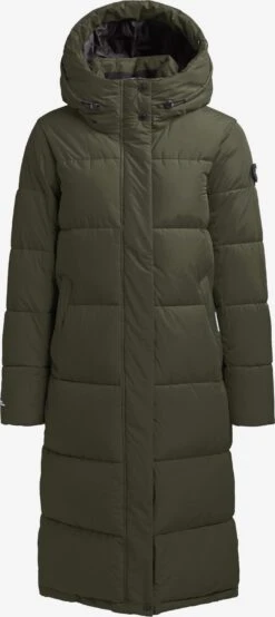 Khujo Manteaux Dhiver Manteau D’hiver Tione Femme Vert Foncé