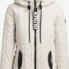Khujo Vestes De Mi-saison Veste Mi-saison Tweety Femme Blanc Cassé -Khujo e6d434bcd12c7e37137f1984826b0147