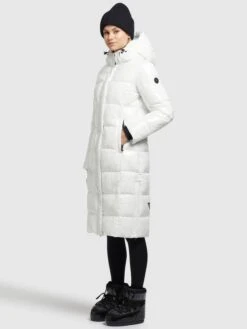 Khujo Manteaux Dhiver Manteau D’hiver Tonka Femme Blanc Cassé -Khujo e718299d4cb752b8fb43c4dfea2cd464