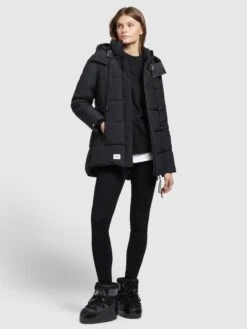 Khujo Vestes Dhiver Veste D’hiver Eunice Femme Noir -Khujo e75719ef78888026403a8b5f8110b450