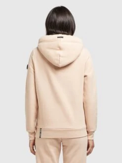 Khujo Sweats à Capuche Sweat-shirt Karima Femme Abricot -Khujo e86bd3b1085653fd08b9ec2d6de71c63