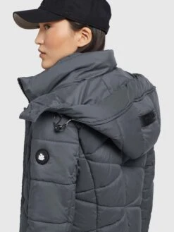 Khujo Manteaux De Mi-saison Manteau Mi-saison Fitt Light Femme Gris Foncé 17 Khujo Manteaux De Mi-saison Manteau Mi-saison Fitt Light Femme Gris Foncé -Khujo e90d9aec24b7751ba7c543f01b2adc73