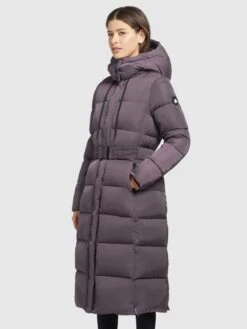Khujo Manteaux Dhiver Manteau D’hiver HAZELLE Femme Mauve -Khujo e92a76fa850d8f57f034fbd0e372b9cf