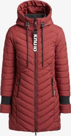 Khujo Manteaux Dhiver Manteau D’hiver Nita Femme Rouge Foncé