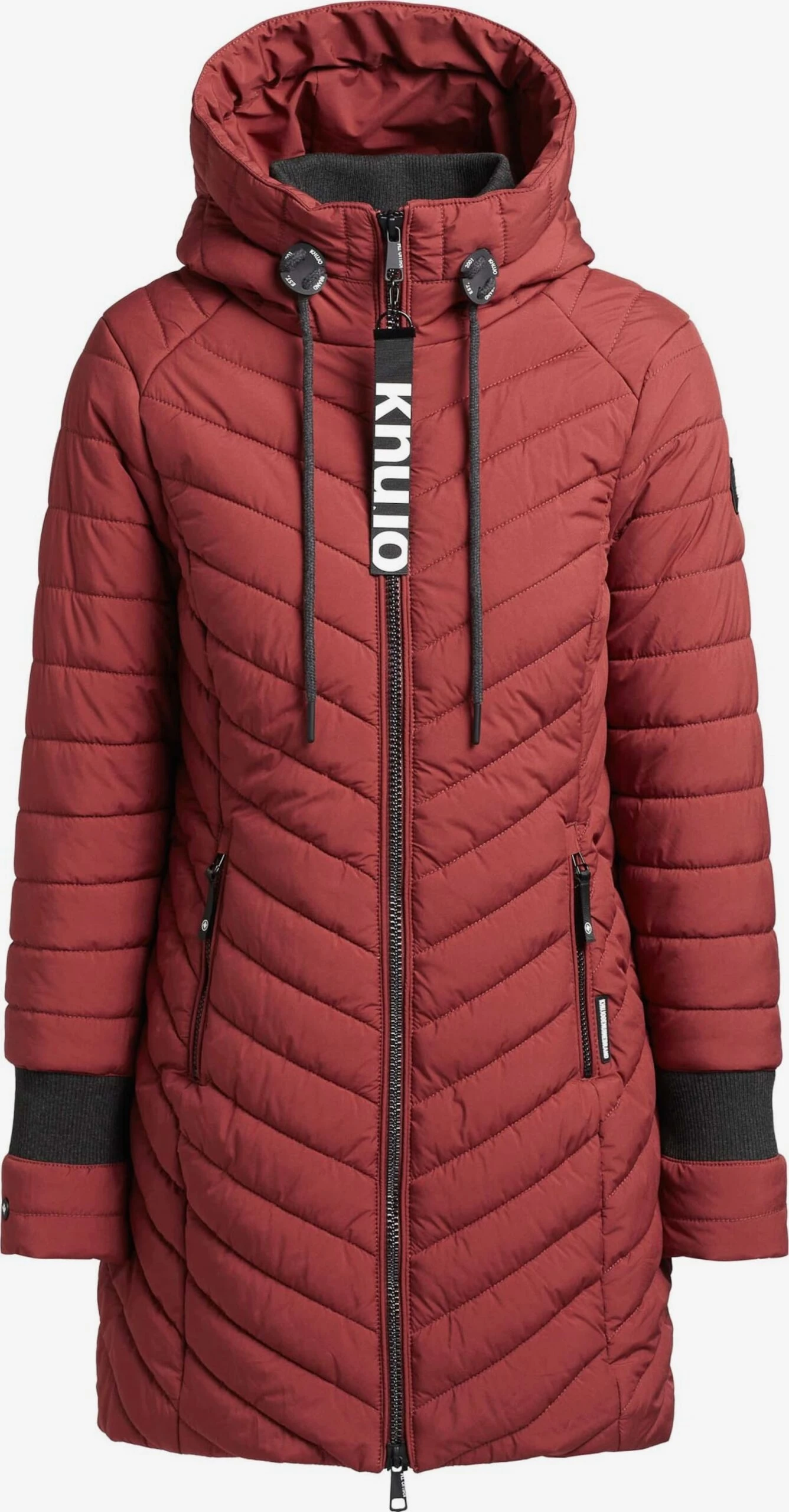 Khujo Manteaux Dhiver Manteau D’hiver Nita Femme Rouge Foncé 3 Khujo Manteaux Dhiver Manteau D’hiver Nita Femme Rouge Foncé