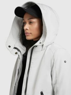 Khujo Vestes Dhiver Veste D’hiver Viona 3 Femme Gris Clair -Khujo eb2a4d3faf03426fdf5d6f89c1d47d7a