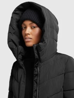 Khujo Manteaux Dhiver Manteau D’hiver Formin Femme Noir -Khujo ed8ee95ede0ffa7f1f50845f0f641093