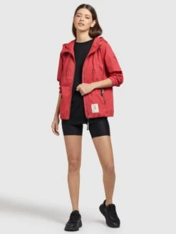 Khujo Vestes De Mi-saison Veste Mi-saison ROLAVA Femme Rouge -Khujo ed8f7c0116254f191e72018117b11f31