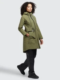 Khujo Parkas Parka Mi-saison Femme Olive 12 Khujo Parkas Parka Mi-saison Femme Olive -Khujo efbb40386e1f1940f67be3e79b73155b