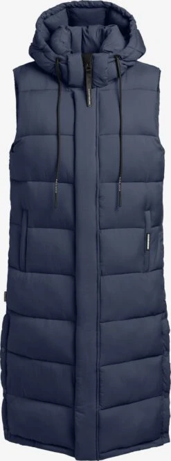 Khujo Vestes Sans Manches Gilet Tourin Femme Marine