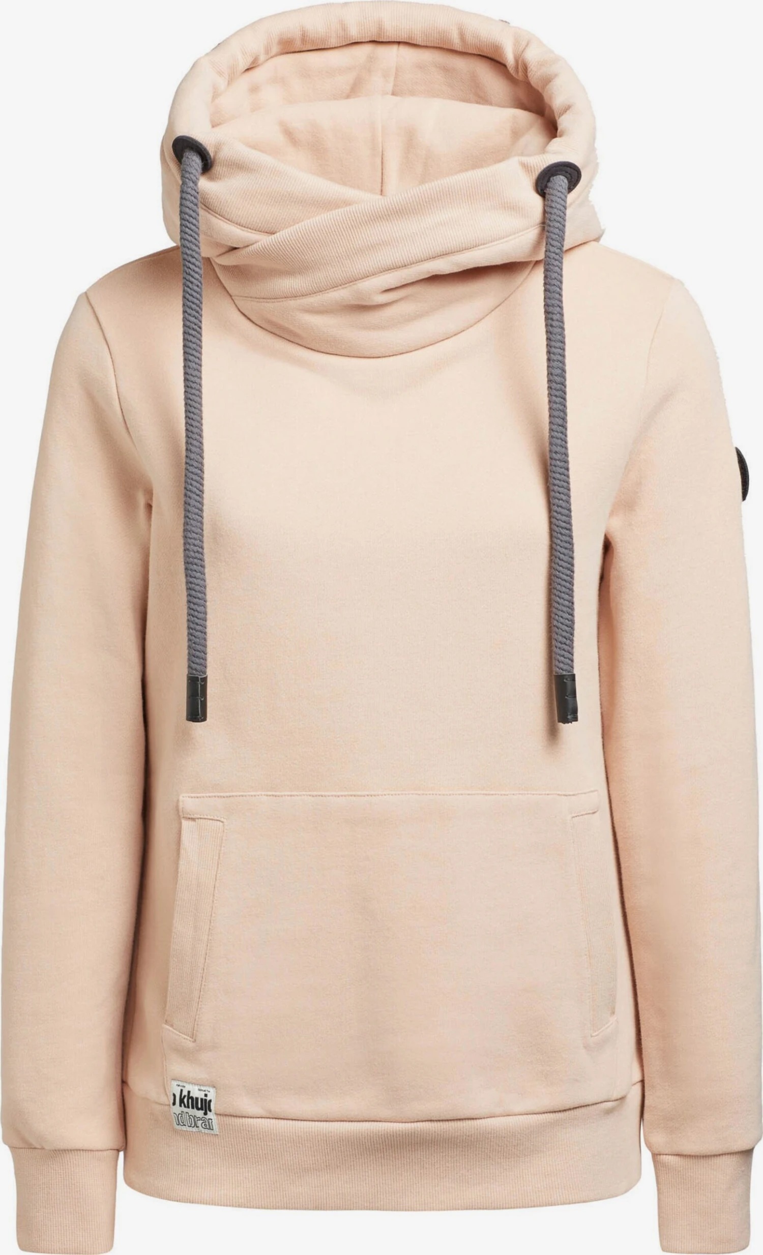 Khujo Sweats à Capuche Sweat-shirt Rhabea Femme Abricot